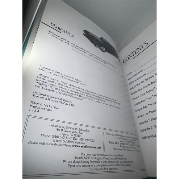 Toy Cars of Japan & Hong Kong A Schiffer Book for Collectors - Picture 4 of 8